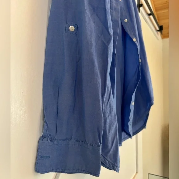 🔸Joe Fresh Blue Button Up - Picture 4 of 4
